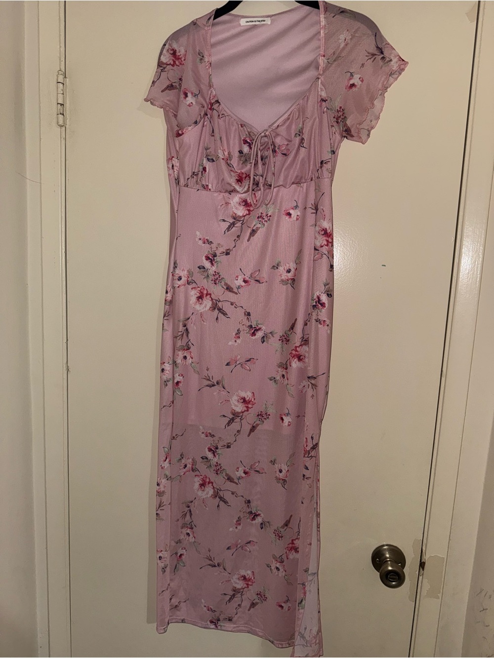 GUC | Light Pink Floral Dress | Small - Picture 1 of 6